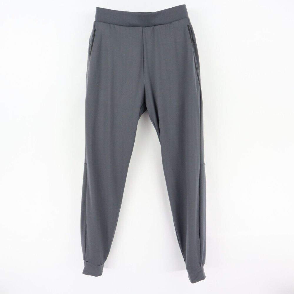 Tek Gear Jogger Pants Womens Sz S Gray Drawstring Stretch Elastic Waist Pockets